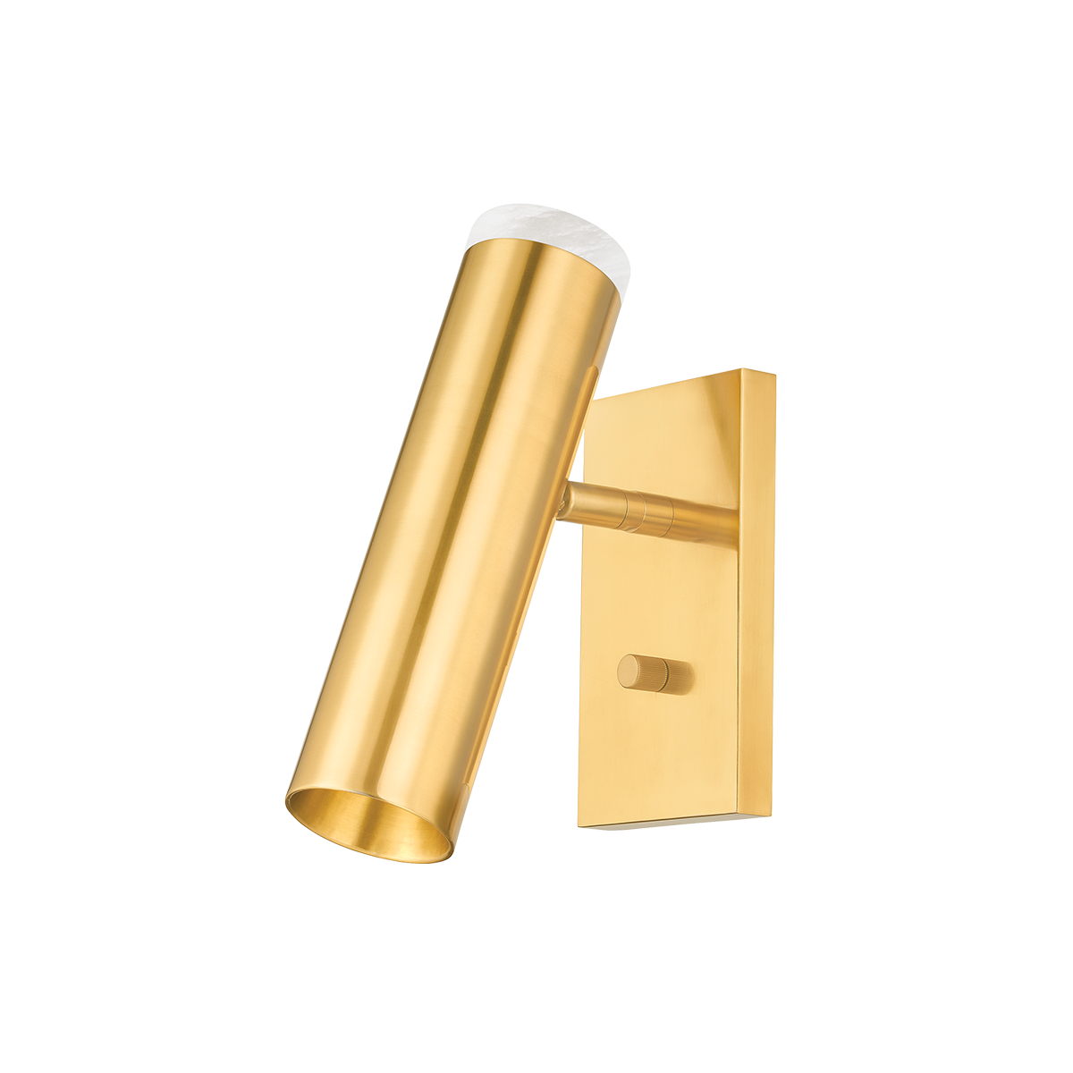 CLARK Wall Sconce with Aged Brass Finish