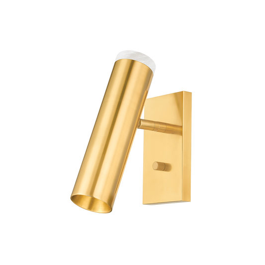 CLARK Wall Sconce with Aged Brass Finish