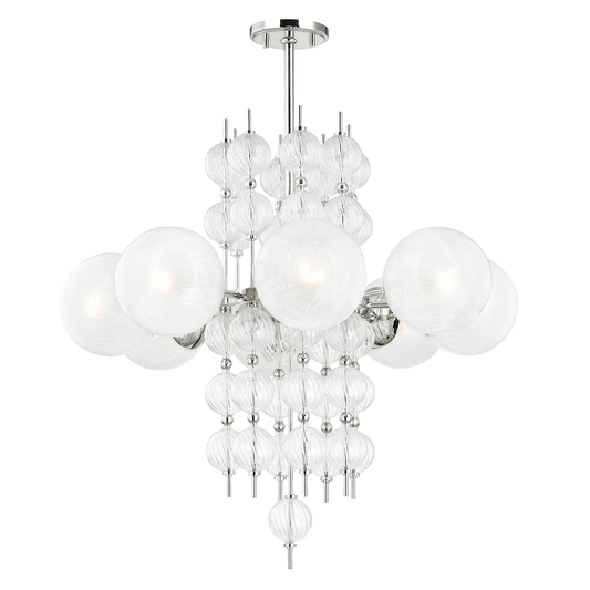Calypso Chandelier with Polished Nickel Finish