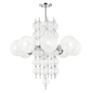 Calypso Chandelier with Polished Nickel Finish