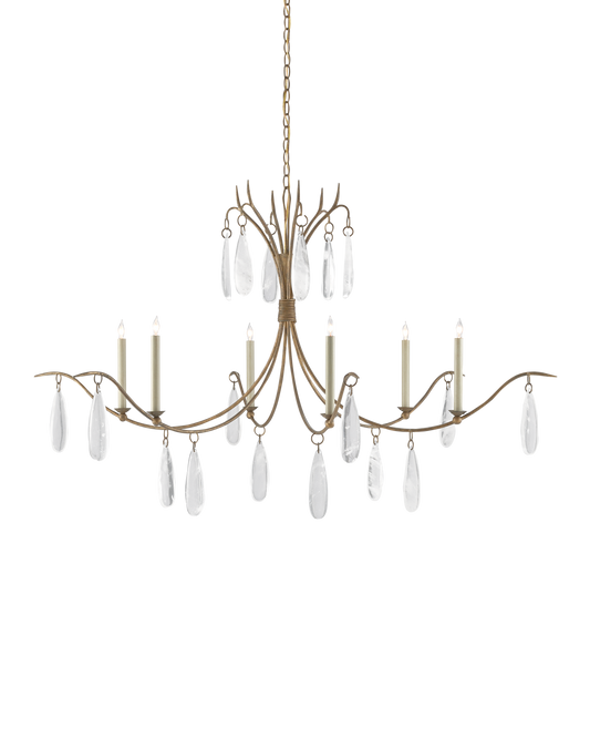 Marshallia Large Gold Chandelier