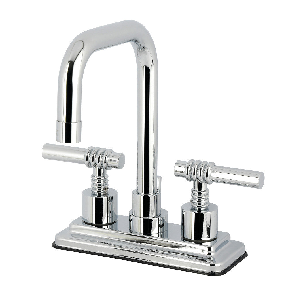Milano 4 Inch Centerset Bathroom Faucet in Polished Chrome