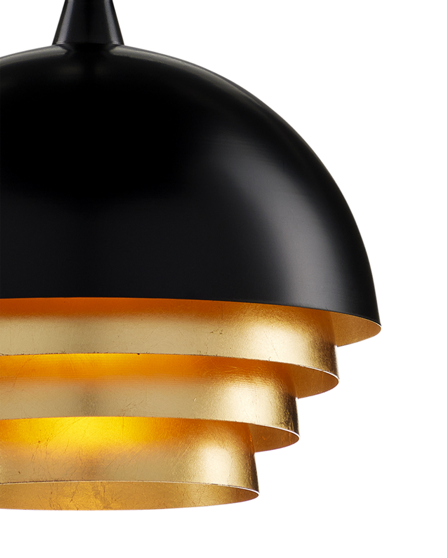 Salviati Medium Black & Gold Pendant