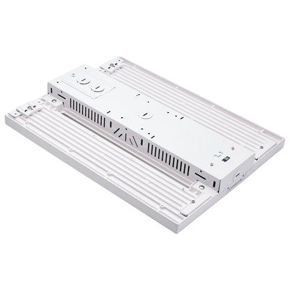 LED Linear High-Bay With Interchangeable Lens; 65W/75W/85W Wattage Selectable; 3K/4K/5K CCT Selectable