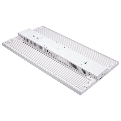 LED Linear High-Bay With Interchangeable Lens; 110W/130W/155W Wattage Selectable; 3K/4K/5K CCT Selectable