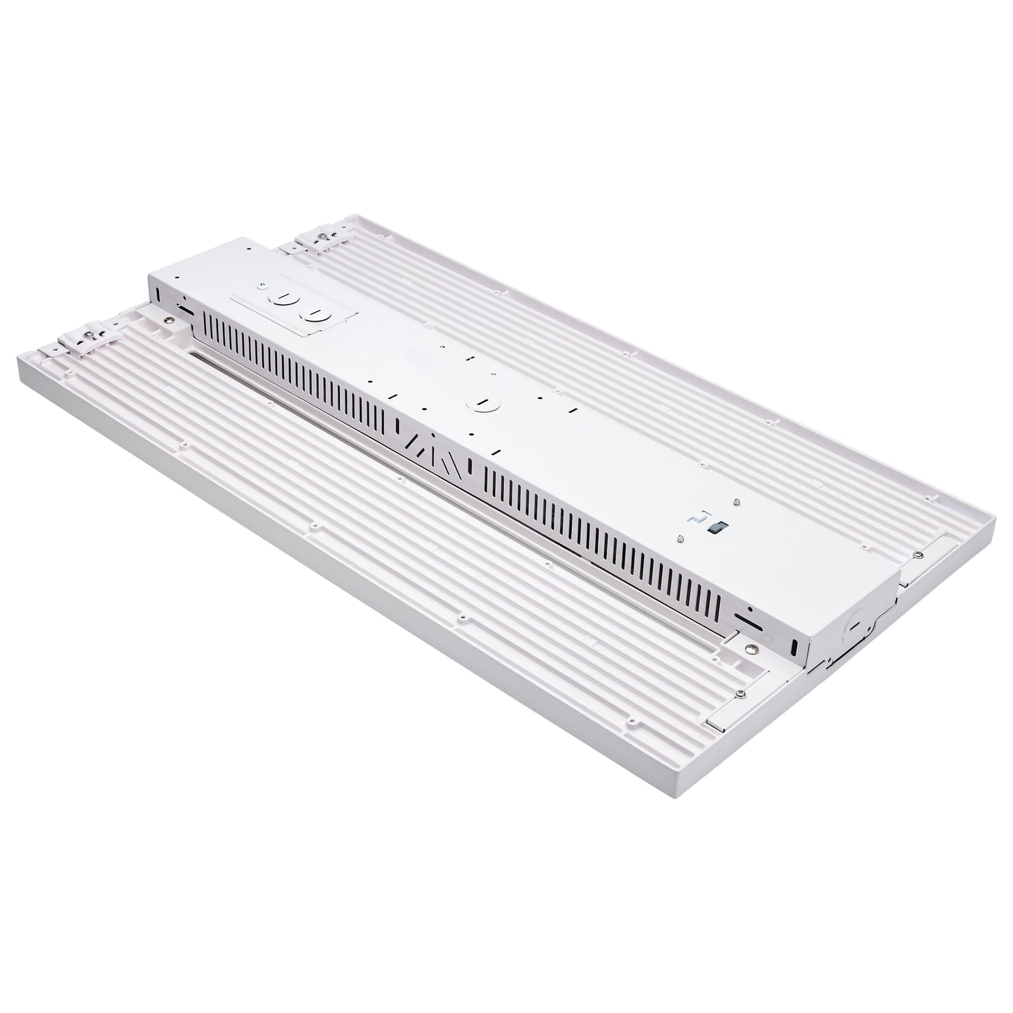 LED Linear High-Bay With Interchangeable Lens; 200W/220W/255W Wattage Selectable; 3K/4K/5K CCT Selectable