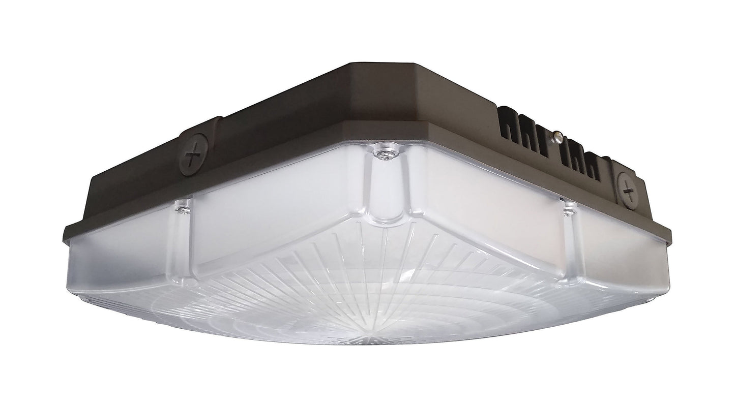 LED Canopy Fixture; 40W; 4000K; 120-277V