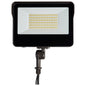 LED Tempered Glass Flood Light with Bypassable Photocell; CCT Selectable 3K/4K/5K; Wattage Adjustable