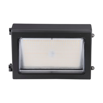 CCT and Wattage Adjustable LED Wall Pack; Integrated Bypassable Photocell; CCT Selectable