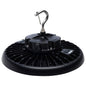 Wattage 150W/175W/200W and CCT Selectable 3K/4K/5K LED UFO High Bay; 100-277 Volt; Black Finish