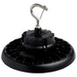 Wattage 150W/175W/200W and CCT Selectable 3K/4K/5K LED UFO High Bay; 120-347 Volt; Black Finish