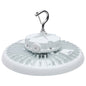 Wattage 80W/100W/120W and CCT Selectable 3K/4K/5K LED UFO High Bay; 120-347 Volt; White Finish
