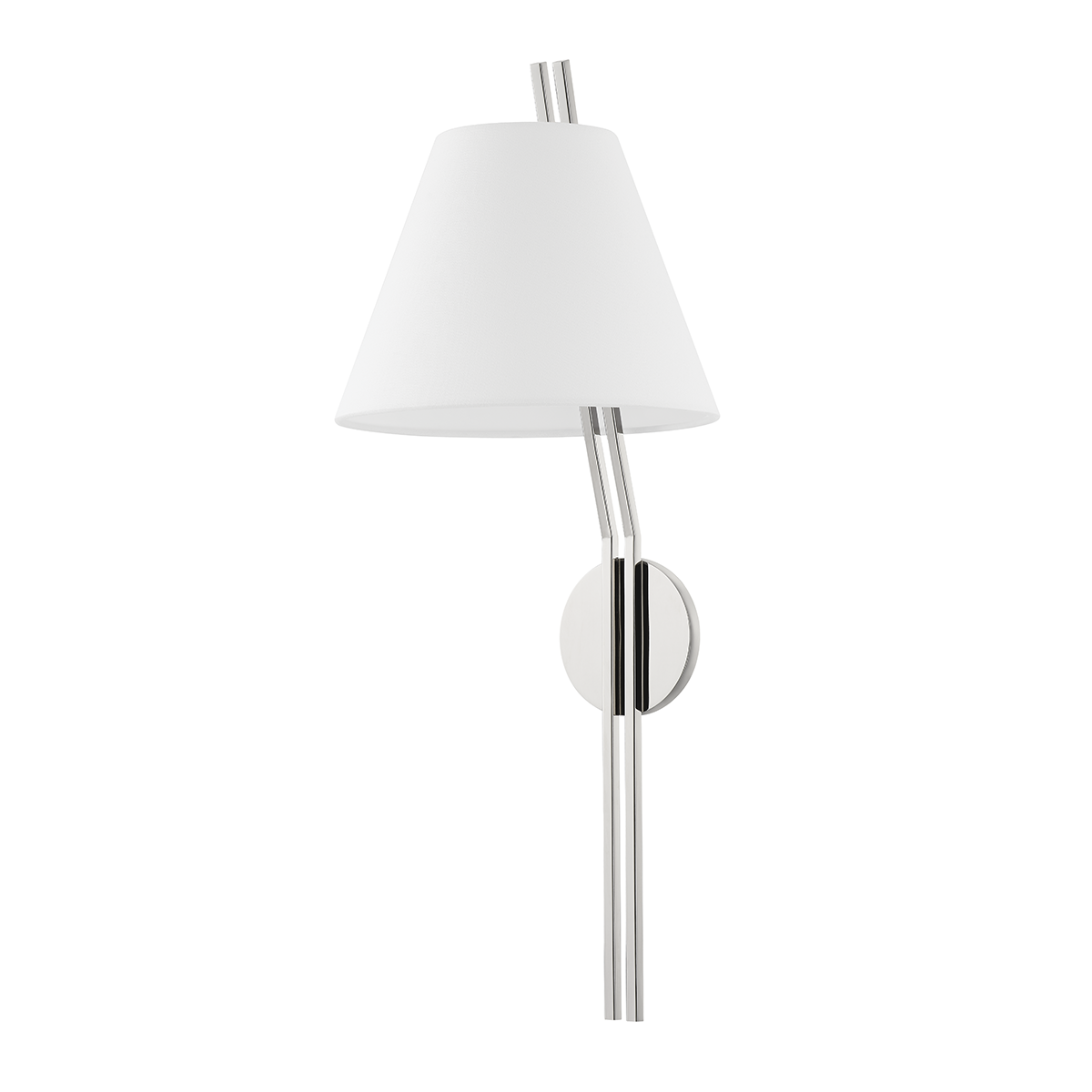 SHOKAN Wall Sconce with Polished Nickel Finish