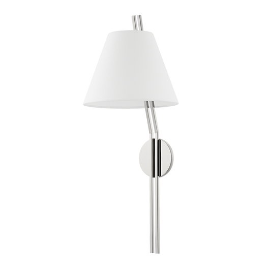 SHOKAN Wall Sconce with Polished Nickel Finish