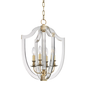 Arietta Pendant with Aged Brass Finish