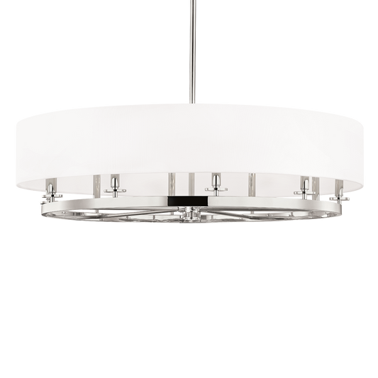 Durham Chandelier with Polished Nickel Finish