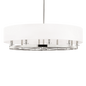 Durham Chandelier with Polished Nickel Finish