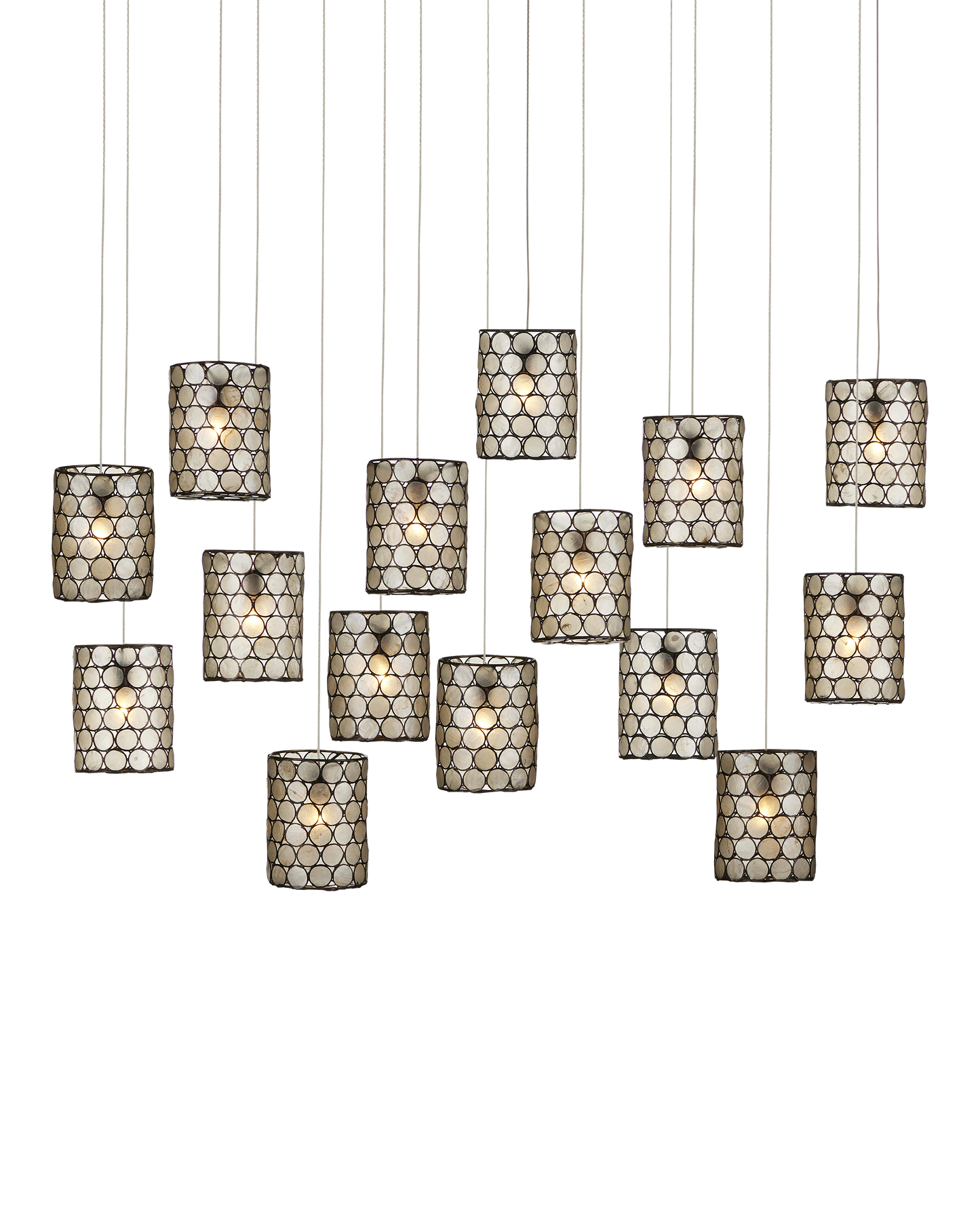 Regatta 15-Light Linear Multi-Drop Pendant