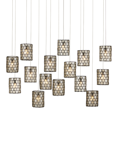 Regatta 15-Light Linear Multi-Drop Pendant