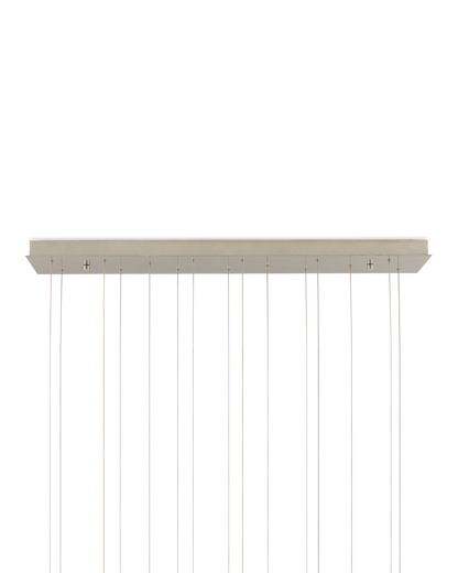 Virtu 15-Light Linear Multi-Drop Pendant