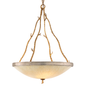 Parc Royale Chandelier In GOLD AND SILVER LEAF Finish