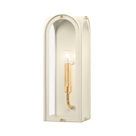 LINCROFT Wall Sconce with VINTAGE GOLD LEAF/SOFT SAND Finish