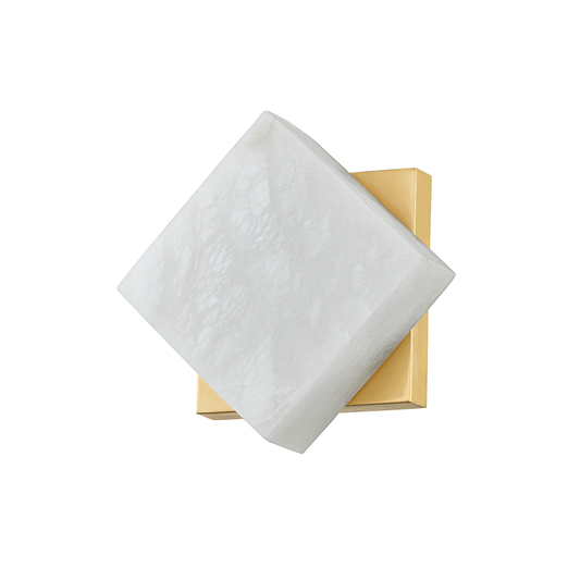 Brockton Wall Sconce with Aged Brass Finish