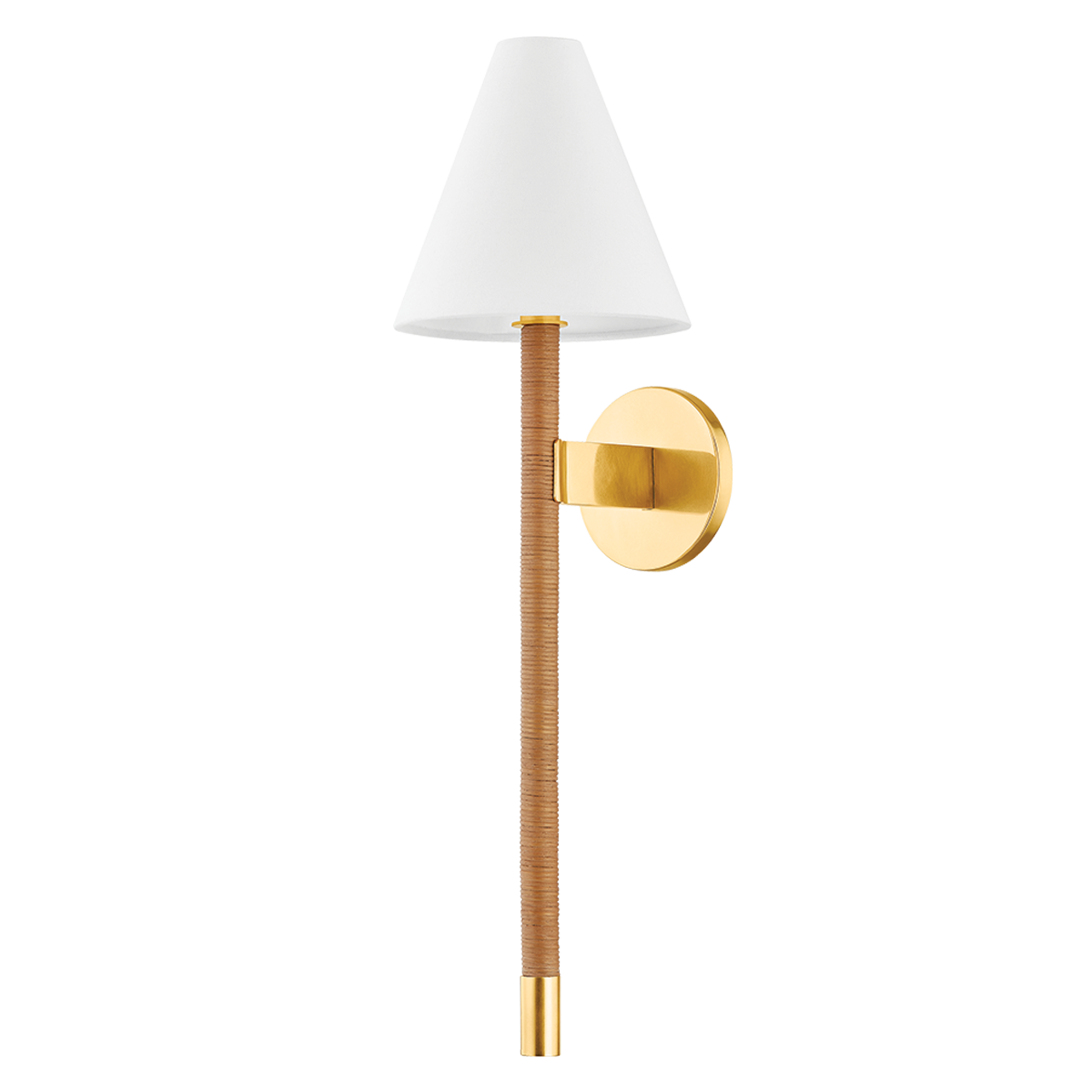 WATKINS WALL SCONCE with AGED BRASS Finish