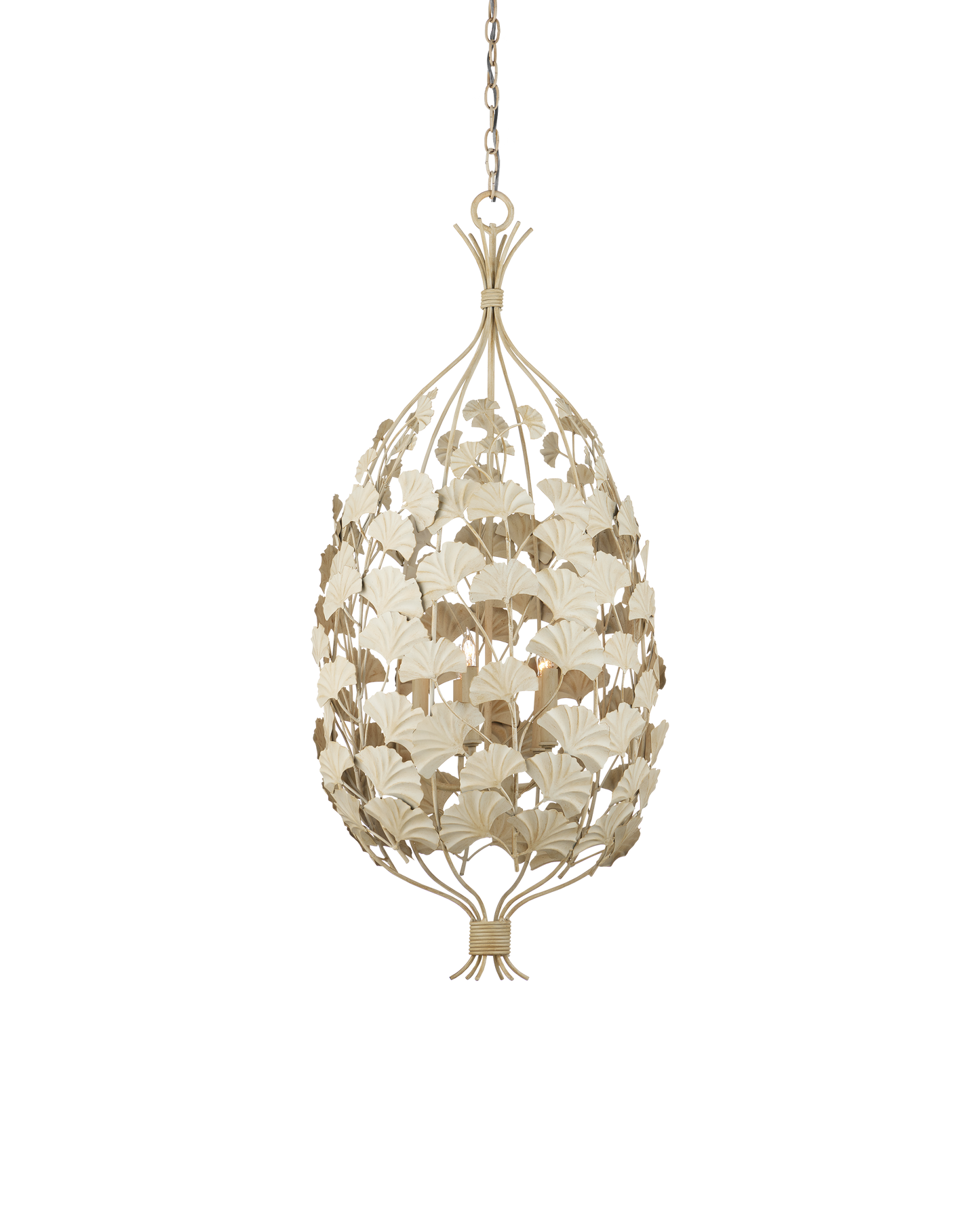 Maidenhair Cream Chandelier