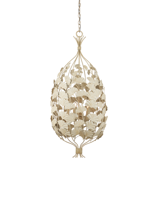 Maidenhair Cream Chandelier