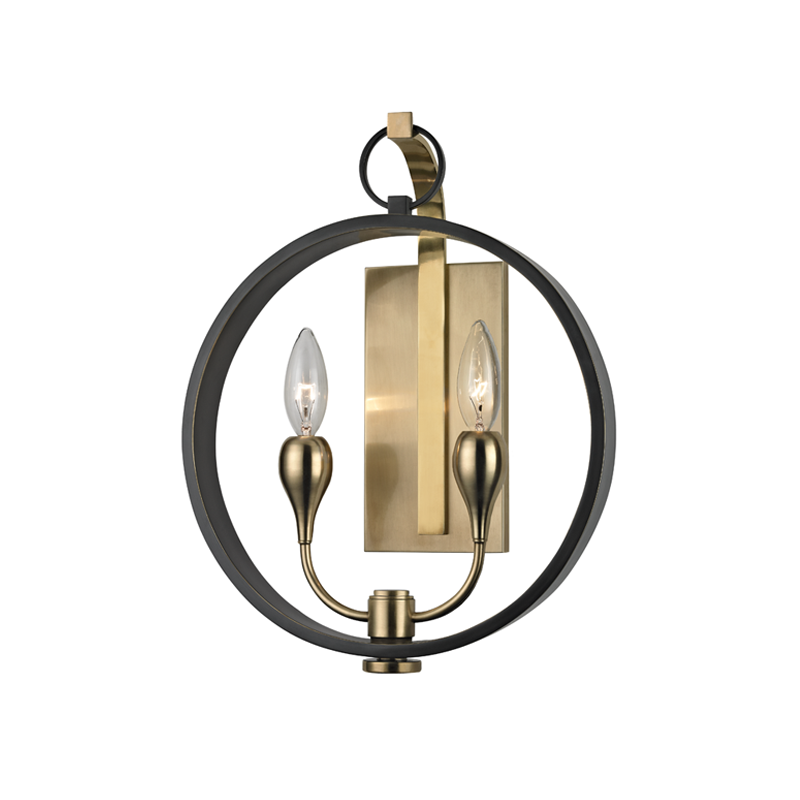 Dresden Wall Sconce with Aged Old Bronze Finish