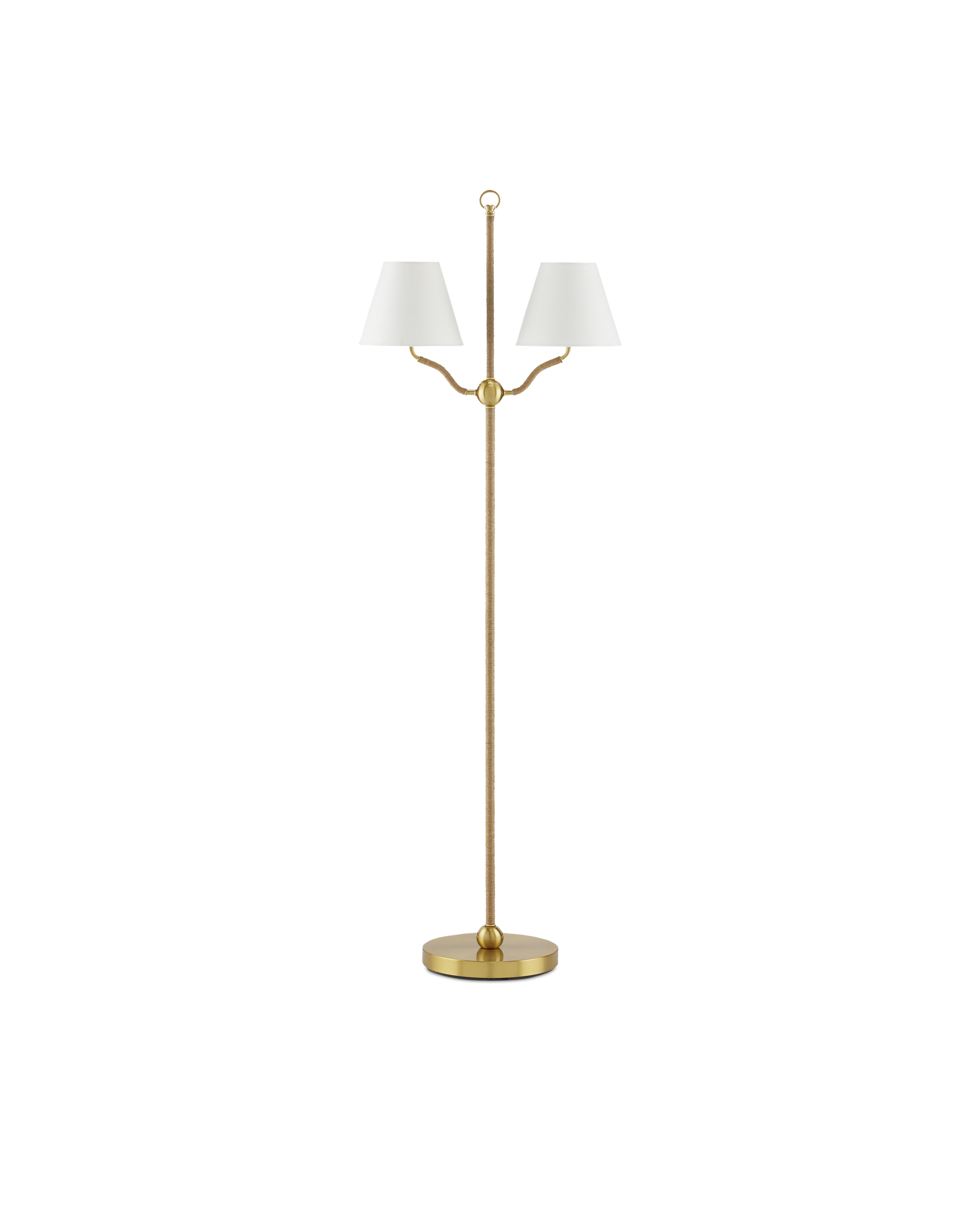 Sirocco Brass Floor Lamp