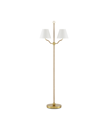 Sirocco Brass Floor Lamp