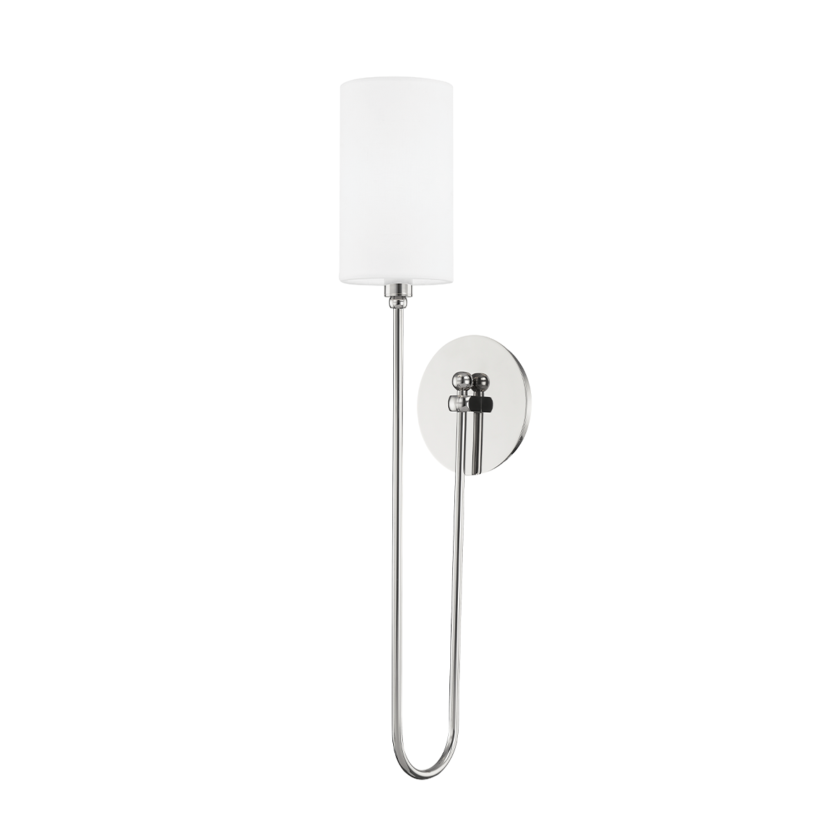 Harlem Wall Sconce with Polished Nickel Finish