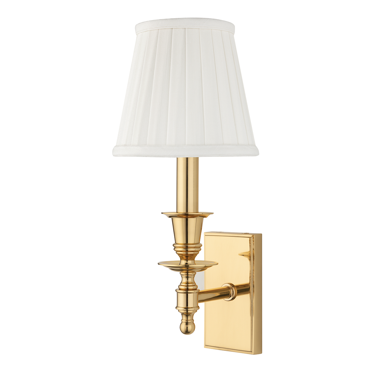Ludlow Wall Sconce with Polished Brass Finish