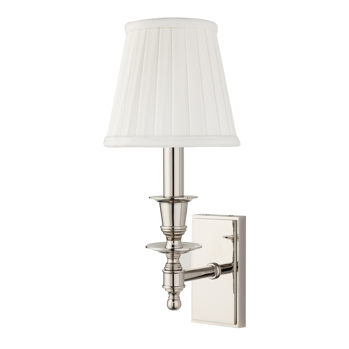 Ludlow Wall Sconce with Polished Nickel Finish