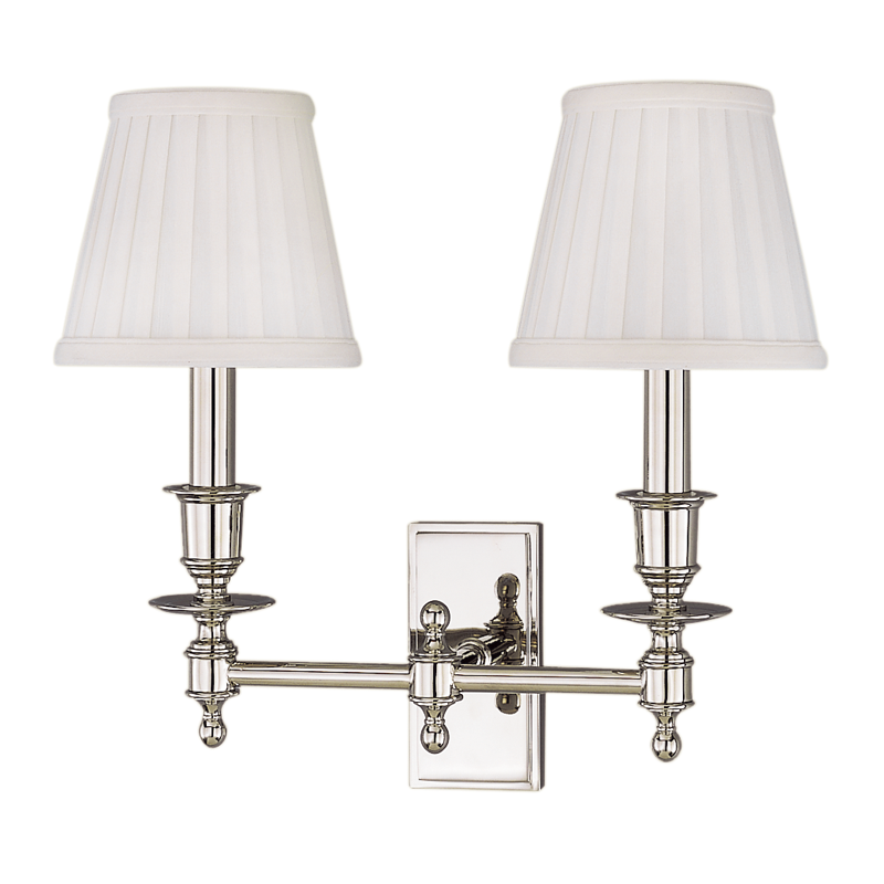 Ludlow Wall Sconce with Polished Nickel Finish