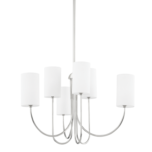 Harlem Chandelier with Polished Nickel Finish