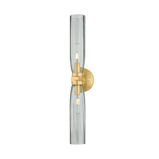 HARPSWELL Bath And Vanity with AGED BRASS Finish