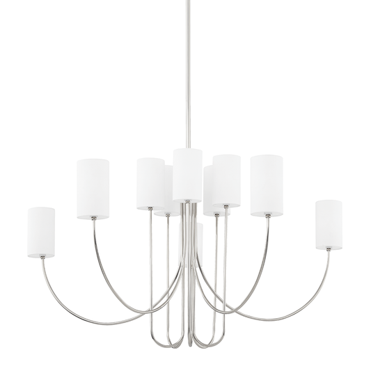 Harlem Chandelier with Polished Nickel Finish