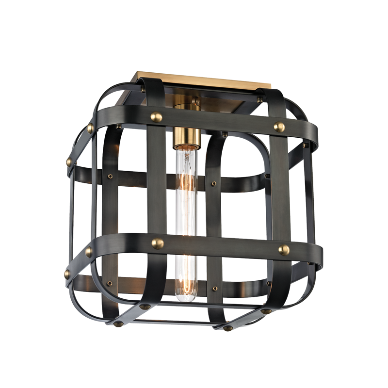 Colchester Semi Flush with Aged Old Bronze Finish