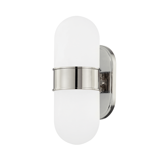 Beckler Wall Sconce with Polished Nickel Finish