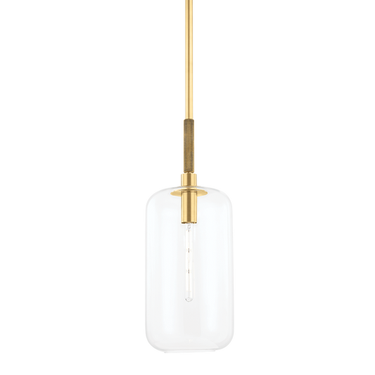 Lenox Hill Pendant with Aged Brass Finish