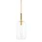 Lenox Hill Pendant with Aged Brass Finish