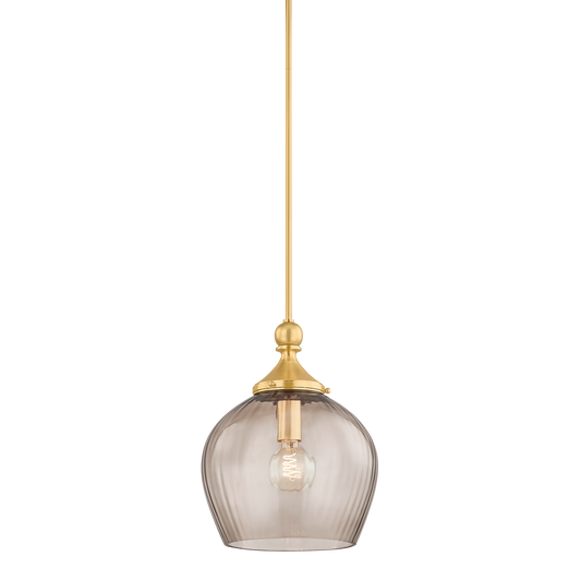 CHATTON Pendant with AGED BRASS Finish