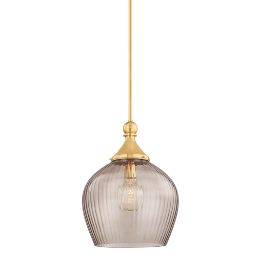CHATTON Pendant with AGED BRASS Finish