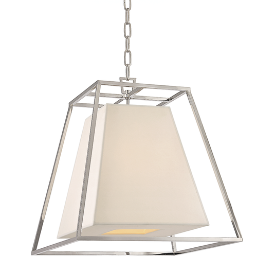 Kyle Pendant with Polished Nickel Finish