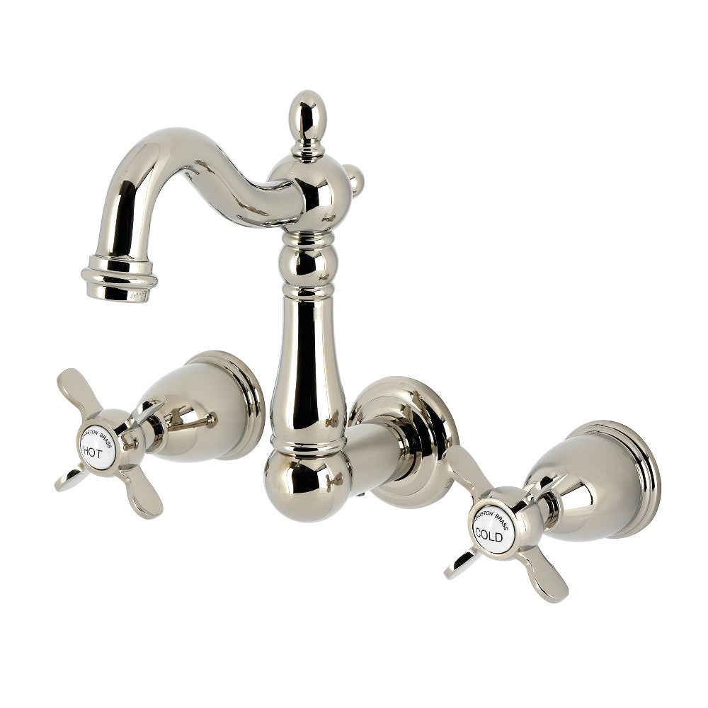 Essex Wall-Mount Bathroom Faucet in Polished Nickel