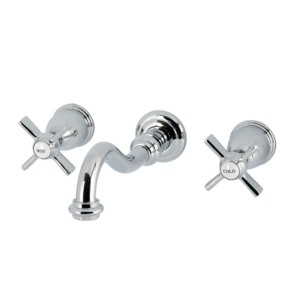 Millennium Wall-Mount Bathroom Faucet in Polished Chrome