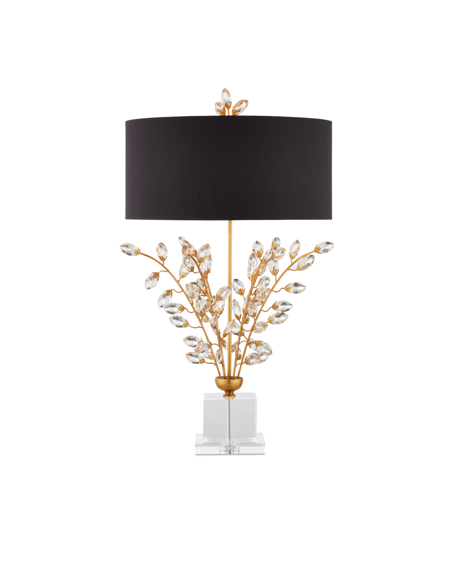 Forget-Me-Not Gold Table Lamp